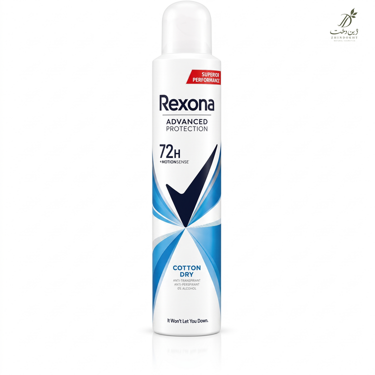 اسپری ضدتعریق رکسونا مدل Arg Advanced Protection Cotton Dry