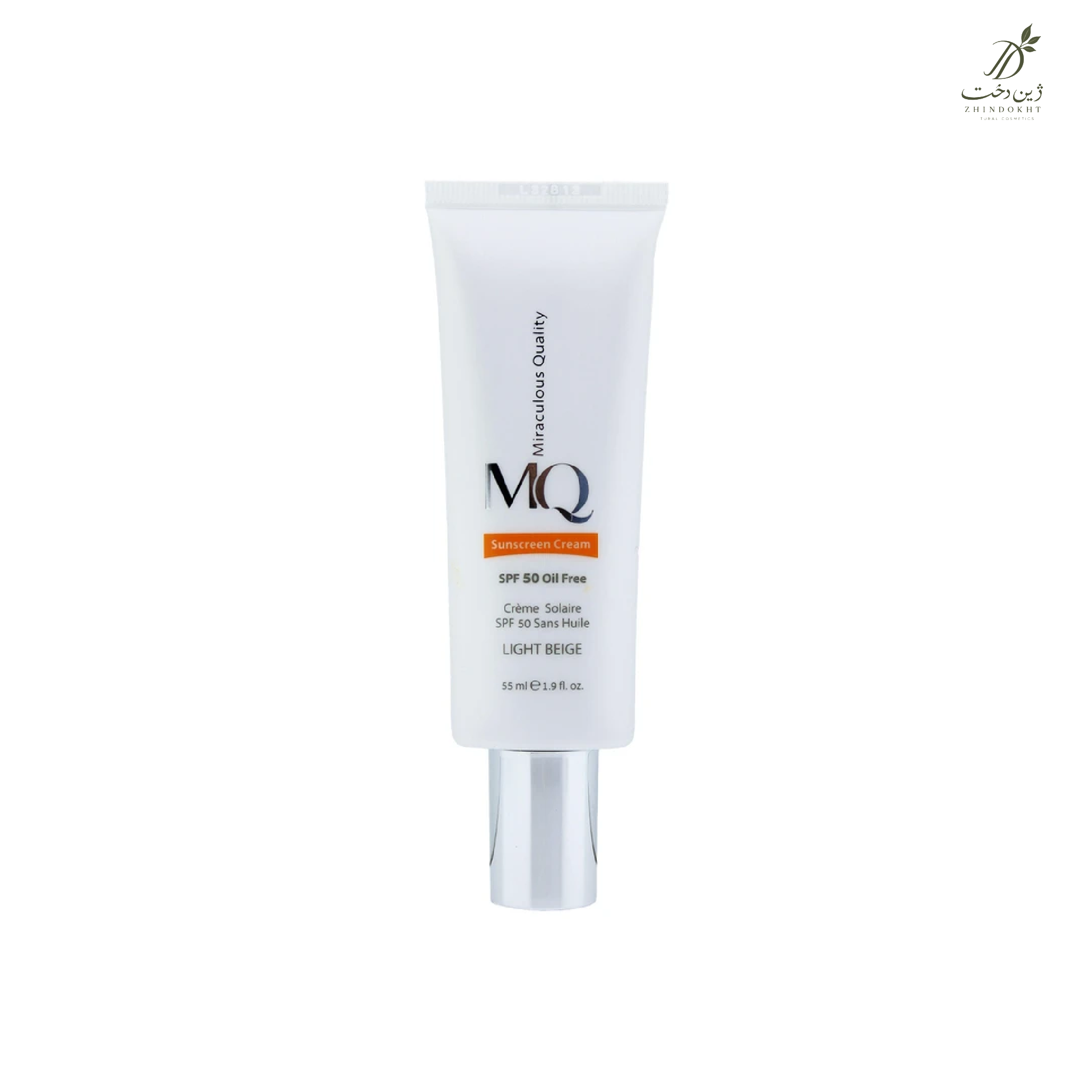 کرم ضدآفتاب رنگی ام کیو SPF50 مدل LIGHT BEIGE