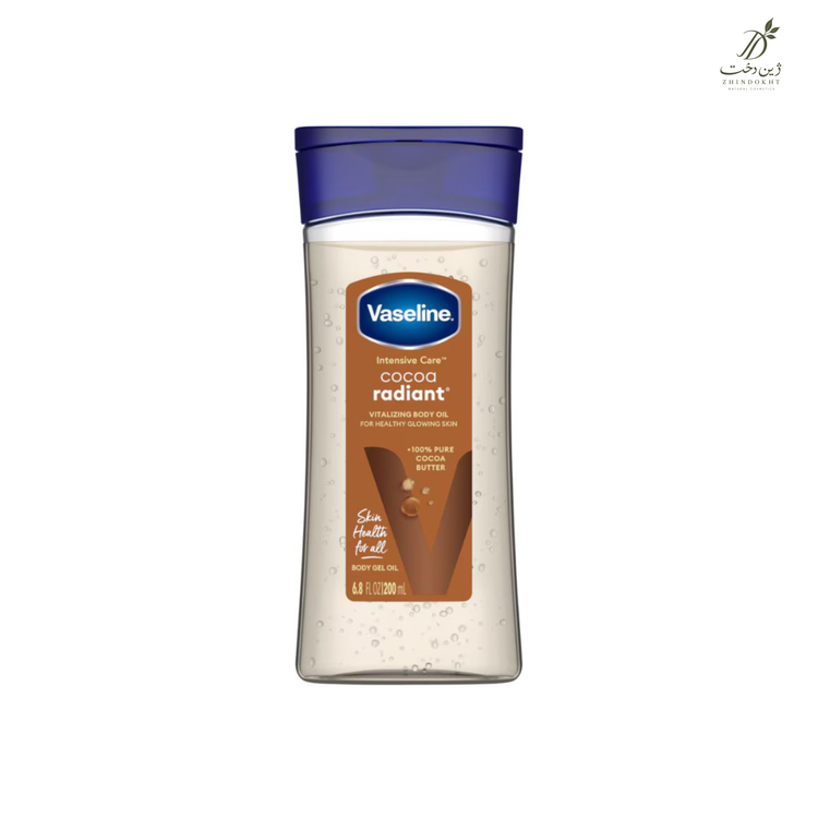 روغن بدن وازلین مدل Cocoa Butter حاوی کره کاکائو ترمیمکننده پوست خشک و حساس بدون احساس چربی